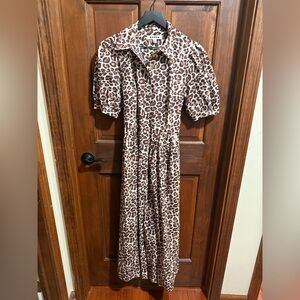 Boden Alexa Maxi Shirt Dress Size 8